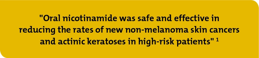 500mg Tablet Niacinamide Bottle heading