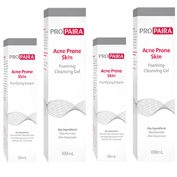 PROPAIRA Acne Prone Skin Foaming Cleansing Gel 100ml x2 Purifying Cream 30ml x 2 (Double Combo) PROPAIRA Acne Prone Skin Foaming Cleansing Gel 100ml x2 Purifying Cream 30ml x 2 (Double Combo)
