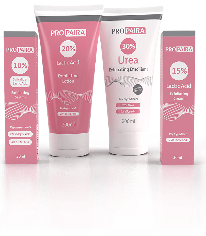 Exfoliating Range - Salicylic Acid, Lactic Acid & Urea