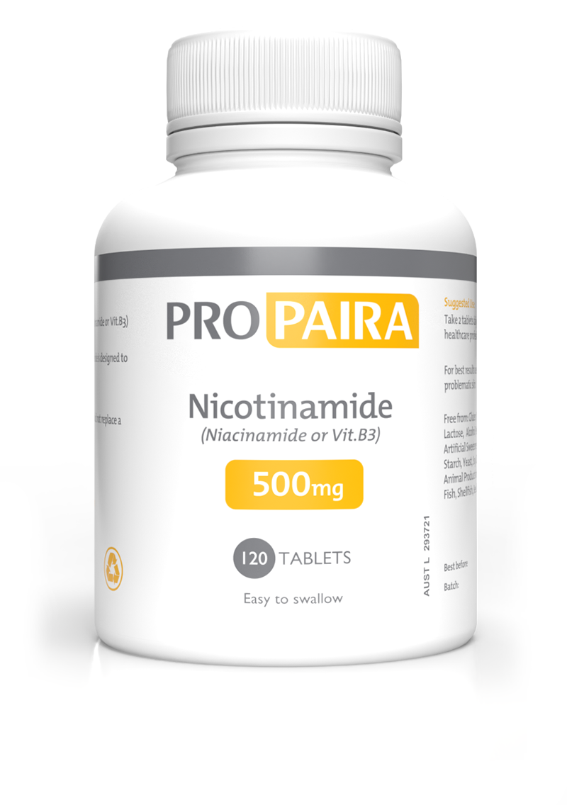500mg Nicotinamide Vitamin B3 120 Tablets Supplement