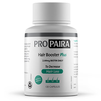 Propaira Hair Booster Plus 120 Capsules for fuller and thicker hair Propaira Hair Booster Plus 120 Capsules for fuller and thicker hair