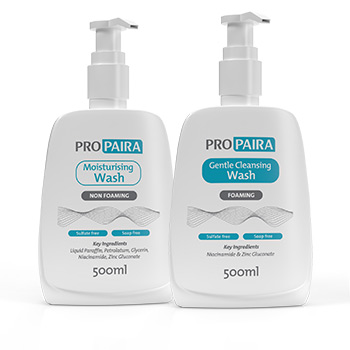 Gentle Cleansing Wash (foaming) 500ml & Moisturising Wash (non-foaming) 500ml Gentle Cleansing Wash (foaming) 500ml & Moisturising Wash (non-foaming) 500ml